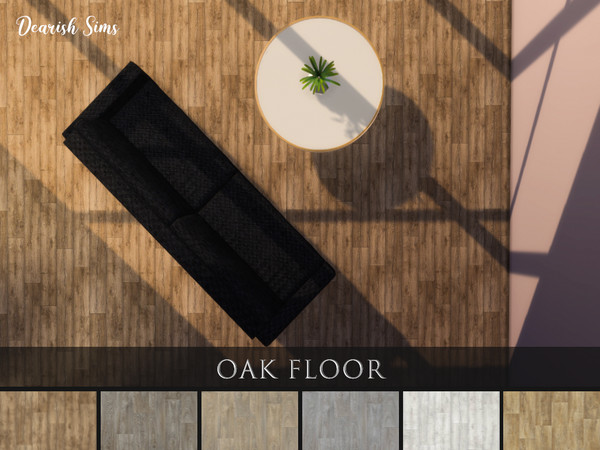 Sims 4 — [Dearish Sims] Oak Floor by Dearish — 6 Colors Oak Flooring. By Dearish Sims | Creations 2020