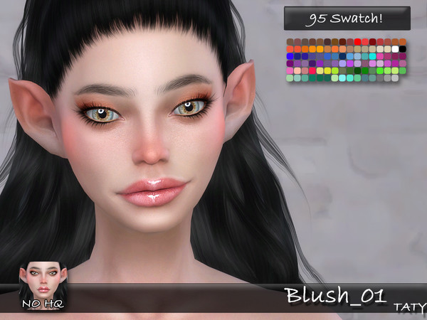 Sims 4 — [Ts4]Taty_Blush_01 by tatygagg — - Female, Male - Human, Alien - Toddler to Elder - Hq Compatible