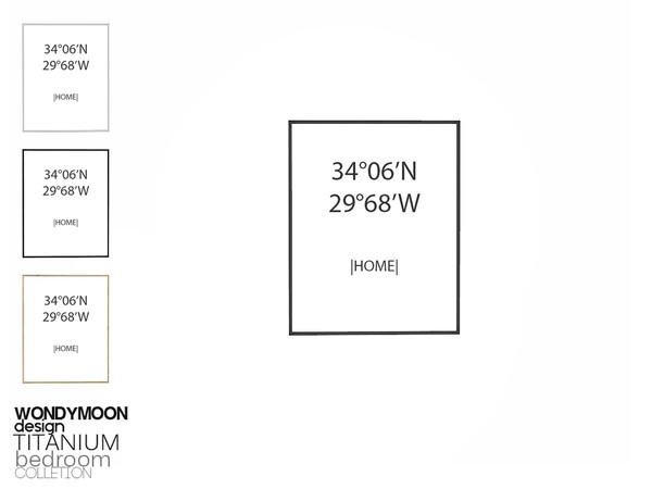 Sims 4 — Titanium Painting by wondymoon — - Titanium Bedroom - Painting - Wondymoon|TSR - Creations'2018