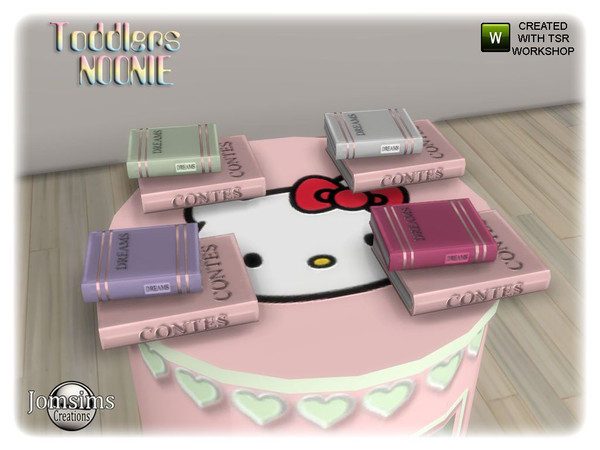 Sims 4 — Noonie toddlers bedroom book deco by jomsims — Noonie toddlers bedroom book deco