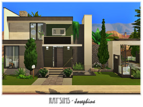 Sims 4 — Josephine by Ray_Sims — This house fully furnished and decorated, without custom content. This house has 3