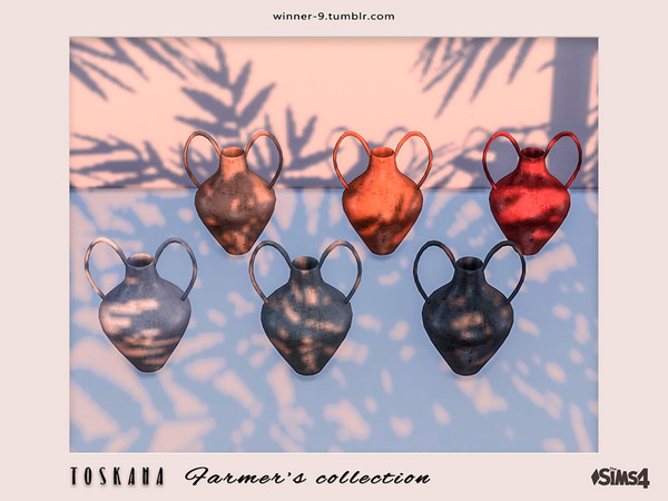 Sims 4 — Toskana Vase 3 by Winner9 — Vase 3 from my farmer's collection set Toskana, you can find it easy in your game by
