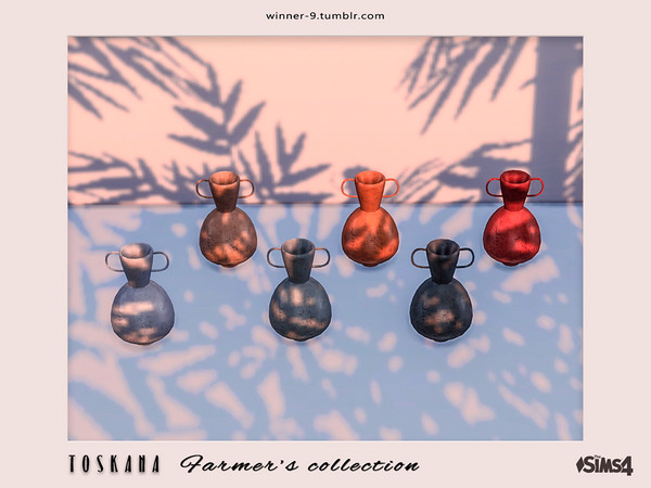 Sims 4 — Toskana Vase 5 by Winner9 — Vase 5 from my farmer's collection set Toskana, you can find it easy in your game by