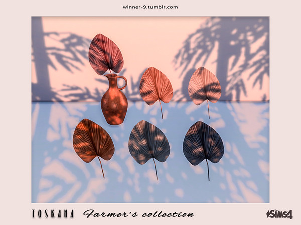 Sims 4 — Toskana Dried palm leaf 2 by Winner9 — Dried palm leaf 2 from my farmer's collection set Toskana, you can find