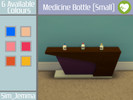 Sims 4 — Medicine Bottle (Small) by JemmaP — New Medicine Bottle Mesh made in Blender 2.80 by myself. This is part of a