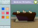 Sims 4 — Pill Bottles by JemmaP — New Pill Bottle Mesh made in Blender 2.80 by myself. This is part of a