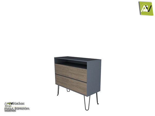 Sims 4 — Milla Chest Of Drawers by ArtVitalex — - Milla Chest Of Drawers - ArtVitalex@TSR, Jul 2020