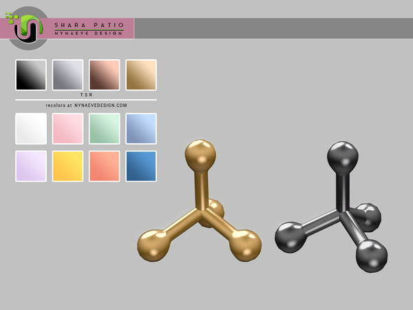 Sims 4 — Shara Paperweight by NynaeveDesign — Shara Patio - Paperweight Found under: Decor - Miscellaneous Decor -