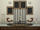 Sims 4 — SabiAmi Pictures Zodiac constellations by SabiAmi — Beautiful paintings for an interesting and space interior. 