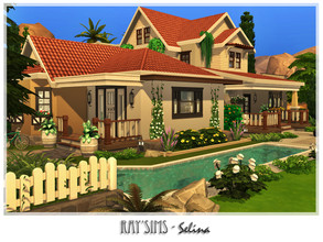 Sims 4 — Selina by Ray_Sims — This house fully furnished and decorated, without custom content. This house has 3 bedroom