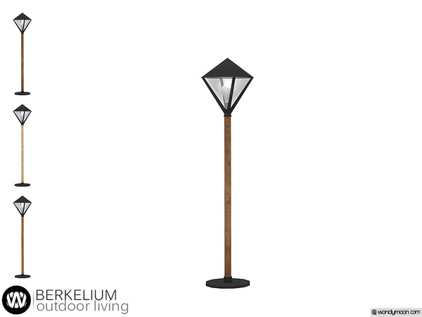 Sims 4 — Berkelium Outdoor Lamp by wondymoon — - Berkelium Outdoor Living - Outdoor Lamp - Wondymoon|TSR - Creations'2020