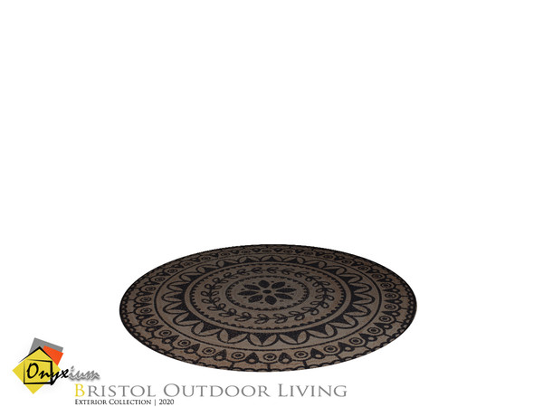 Sims 4 — Bristol Rug by Onyxium — Onyxium@TSR Design Workshop Outdoor And Garden Collection | Belong To The 2020 Year