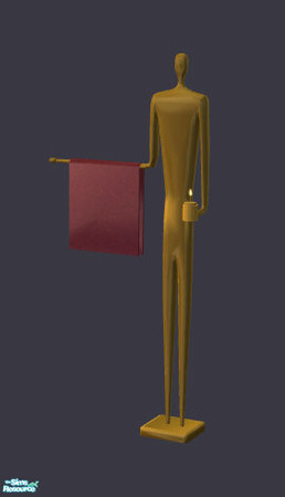 Sims 2 — Gold & Black bathroom  - Towel Rack by Sophel21 — Gold & Black bathroom with black wood and gold metall.