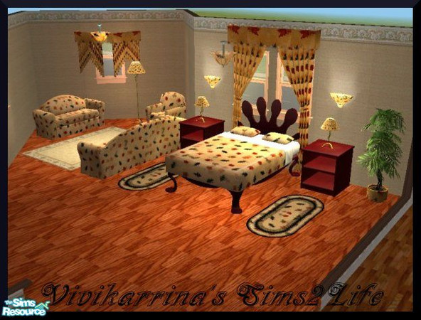 Sims 2 — Vivikry-AutumnSet by xkikkokry — I made this recolours from maxis stuff. Please Enjoy!!!