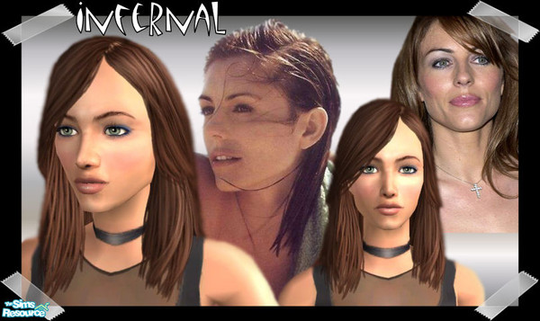 Sims 2 — Elizabeth Hurley - by Infernal by infernal_delirium — The beautiful British actress and model, Elizabeth Hurley.