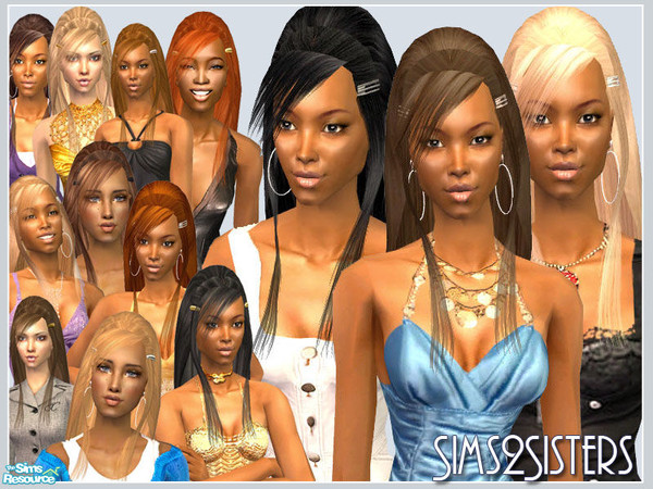 Sims 2 — S2S 'Michelle' hair - Set by sims2sisters — Available for teen, young adult, adult and elder. Enjoy!