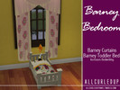 Sims 4 — Barney Bedroom by allcurledup — Barney themed toddler bedroom. Bed decreases bladder. 