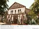 Sims 4 — Wedding Barn - No CC by Sarina_Sims — This is a large rustic style wedding barn on a large property, surrounded