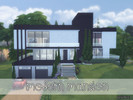 Sims 4 — Modern Mansion - NoCC by LilaBlau — Modern Mansion - Up to 6 Sims Particularities: - 3 Bedroom - 4 Bathroom -