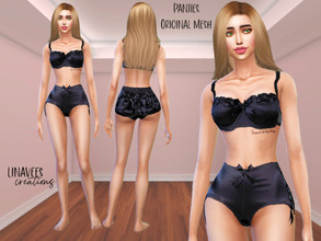 Sims 4 — Underwear Vol.2 by linavees — Created for Sims 4 Original Mesh Custom thumbnail Base game compatible Happy
