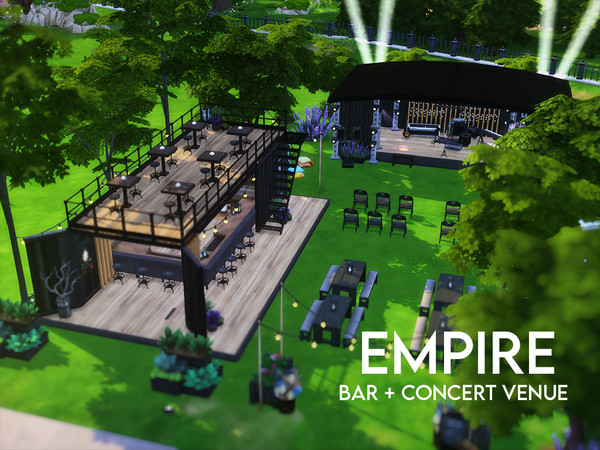Sims 4 — Empire by xogerardine — Your sims can now enjoy a drink, spend time with their friends, eat some street food and