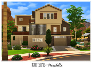 Sims 4 — Marchella by Ray_Sims — This house fully furnished and decorated, without custom content. This house has 3
