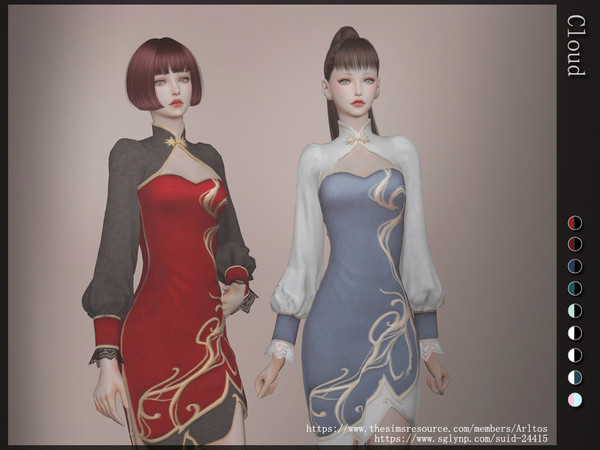 Sims 4 — Cloud by Arltos — 20 colors New mesh by me