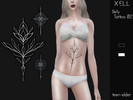 Sims 4 — Belly Tattoo 02 by XELL3 — Teen - elder; Hope you like it :)
