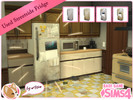 Sims 4 — Used Streetside Fridge by Artesim — Recolor of the base game fridge. Slightly cheaper than the cheapest fridge