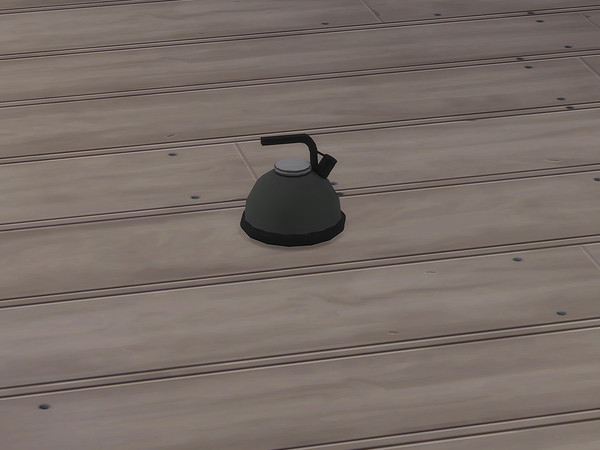 Sims 4 — Country Cottage Kitchen Tea Kettle by TheNumbersWoman — Got it for the marriage to my 5th husband ( yes widow