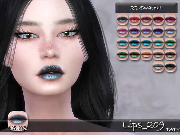 Sims 4 — [Ts4]Taty_Lips_209 by tatygagg — - Female, Male - Human, Alien - Teen to Elder - Hq Compatible