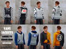 Sims 4 — Vans Jackets - Mesh included by ZS27 — I was looking for content of this style for a long time and since I
