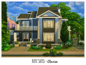 Sims 4 — Clarisa by Ray_Sims — This house fully furnished and decorated, without custom content. This house has 3 bedroom