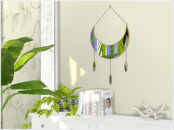 Sims 4 — [BohoMirrorsSet] - Mirror Crescent 2 by Severinka_ — Mirror Crescent in a Boho style From the set "Set