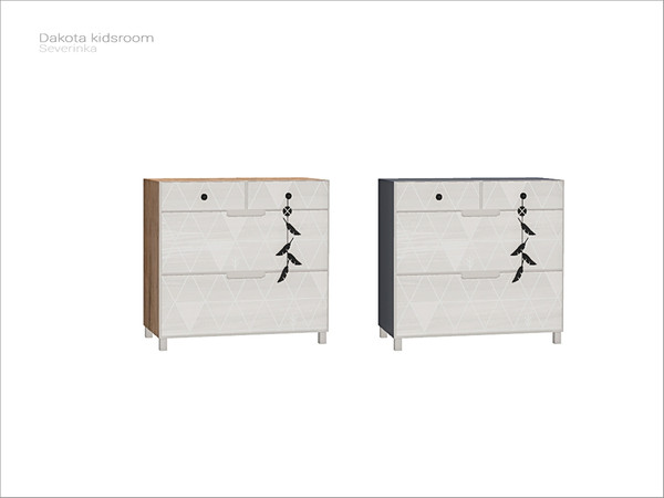 Sims 4 — [Dakota kidsroom] - dresser by Severinka_ — Dresser From the set 'Dakota kidsroom' Build / Buy category: Kids /