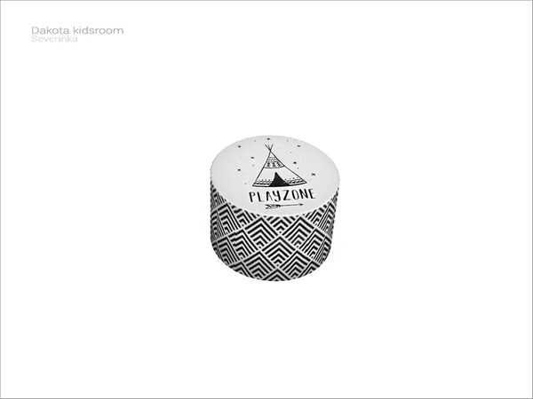 Sims 4 — [Dakota kidsroom] - pouf by Severinka_ — Pouf (chair) From the set 'Dakota kidsroom' Build / Buy category: Kids