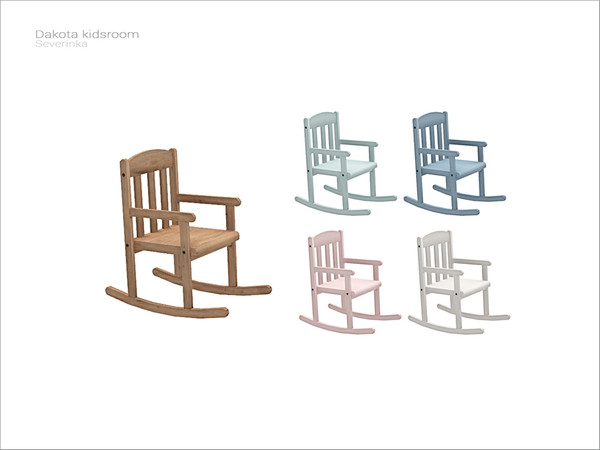 Sims 4 — [Dakota kidsroom] - chair by Severinka_ — Chair From the set 'Dakota kidsroom' Build / Buy category: Kids / Kids