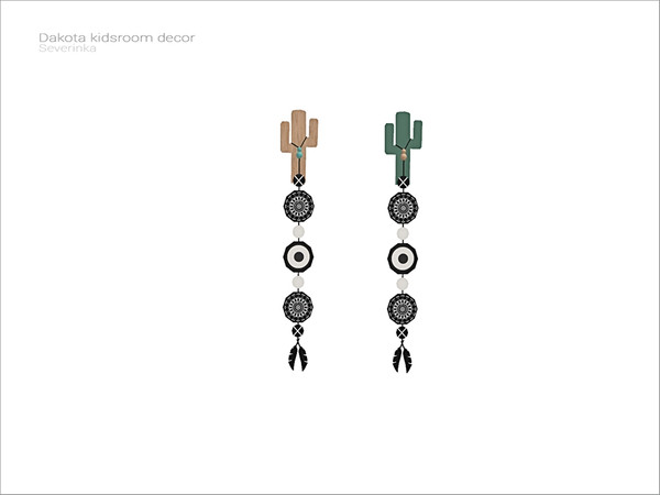 Sims 4 — [Dakota kidsroom decor] - Cactus decor by Severinka_ — Cactus wall decor From the set 'Dakota kidsroom decor'