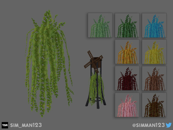 Sims 4 — Creeping Jenny by sim_man123 — A lush hanging vine known as Creeping Jenny. 