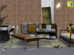Sims 3 — After Life To The Comfort by ArtVitalex — - Extinction Living Room - ArtVitalex@TSR, Aug 2020 - All objects are