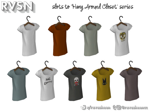 Sims 4 — Clothes Minded - Graphic T by RAVASHEEN — When your clothes cost as much as a small army it would be a crime NOT