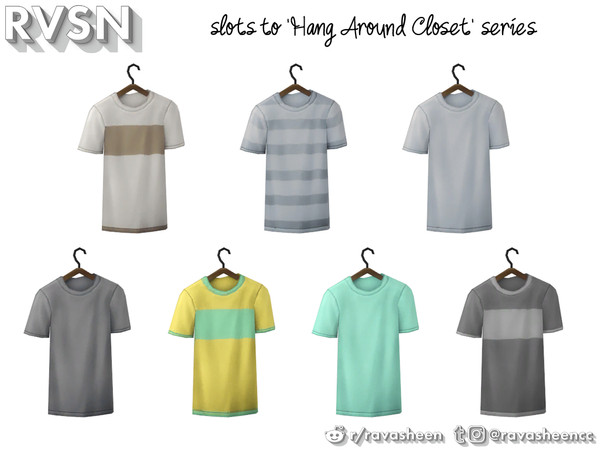 Sims 4 — Clothes Minded - TShirt by RAVASHEEN — When your clothes cost as much as a small army it would be a crime NOT to
