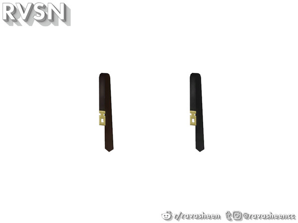 Sims 4 — Clothes Minded - Belt by RAVASHEEN — When your accessories cost as much as a small army it would be a crime NOT