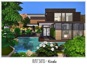 Sims 4 — Kiesha by Ray_Sims — This house fully furnished and decorated, without custom content. This house has 3 bedroom
