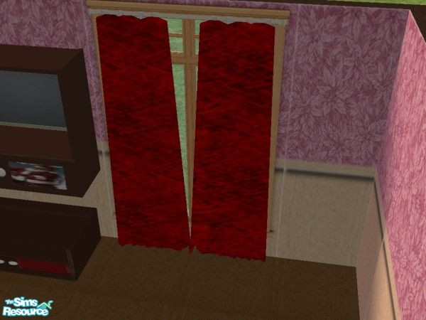 Sims 2 — Something New Christmas-Bedroom - drapes by ead425 — 