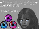 Sims 4 — AAMARE SIMS Nebula Eyes by Amare_Sims — Give your sim a striking look with these piercing nebula eyes. Base Game