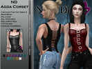 Sims 4 — Agda Corset by Nany-Design — Hello Again!!! I bring you Agda Corset. I hope you enjoy it! If you like my work,