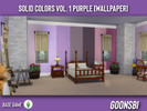 Sims 4 — Solid Colors Vol. 1: Purple by Goonsbi — &amp;amp;quot;I don't have a purple problem, I have a purple