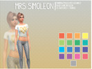 Sims 4 — MrsSimoleons Rainbow Polka Dot Leggings. by MrsSimoleon — These leggings are an adorable bright recolor of the