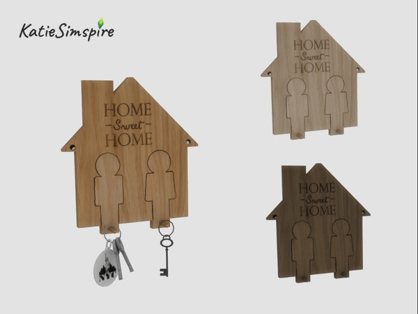 Sims 4 — Key Holder - Home - by Katiesimspire — Key Holder - Home - . Part of the set: Key Holder set Can be customised